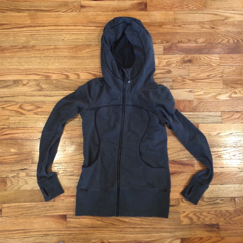 Lululemon Scuba Gray Zip Up